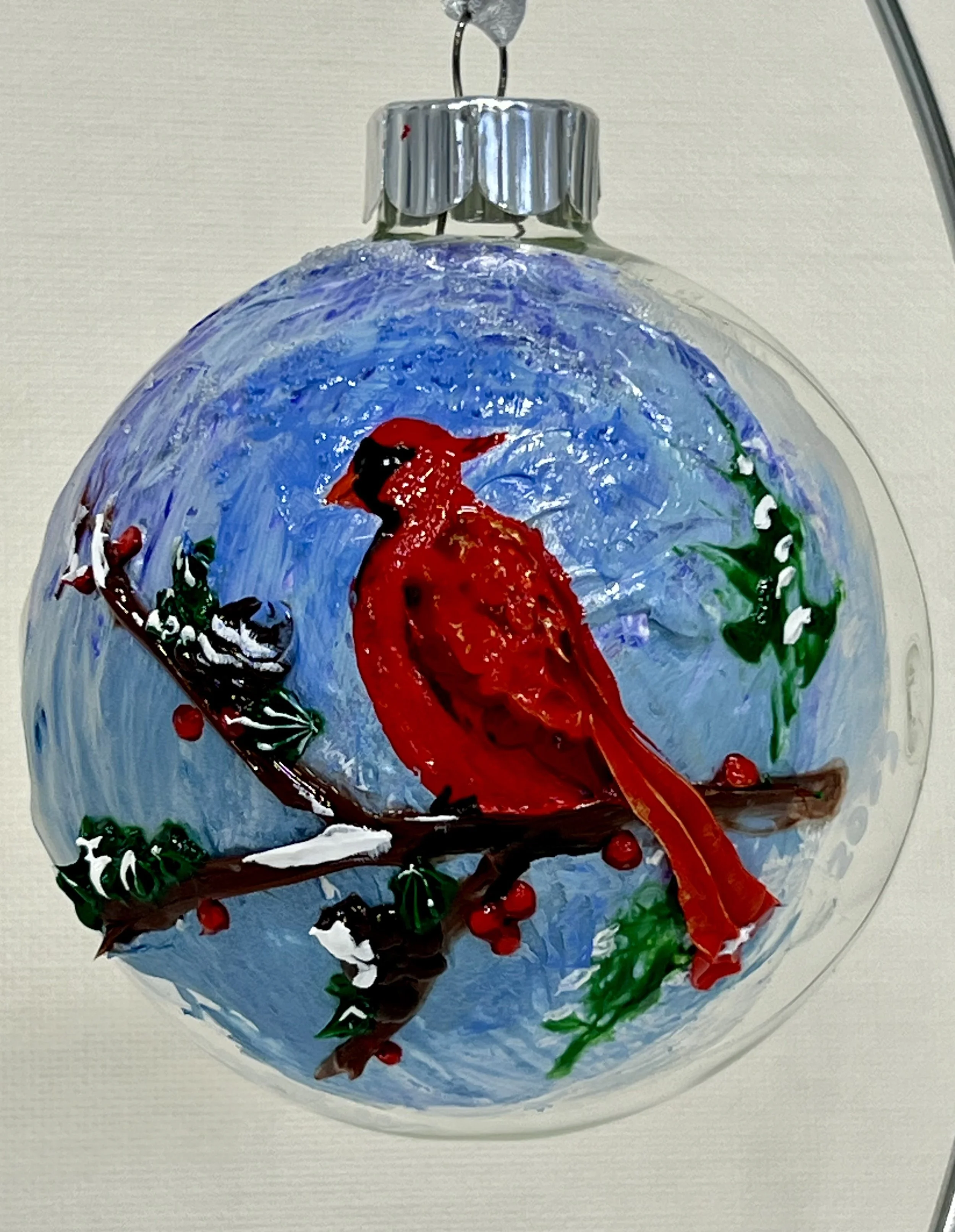 Christmas Cardinal Cassy Tully 2023 Ornament Cassy Tully